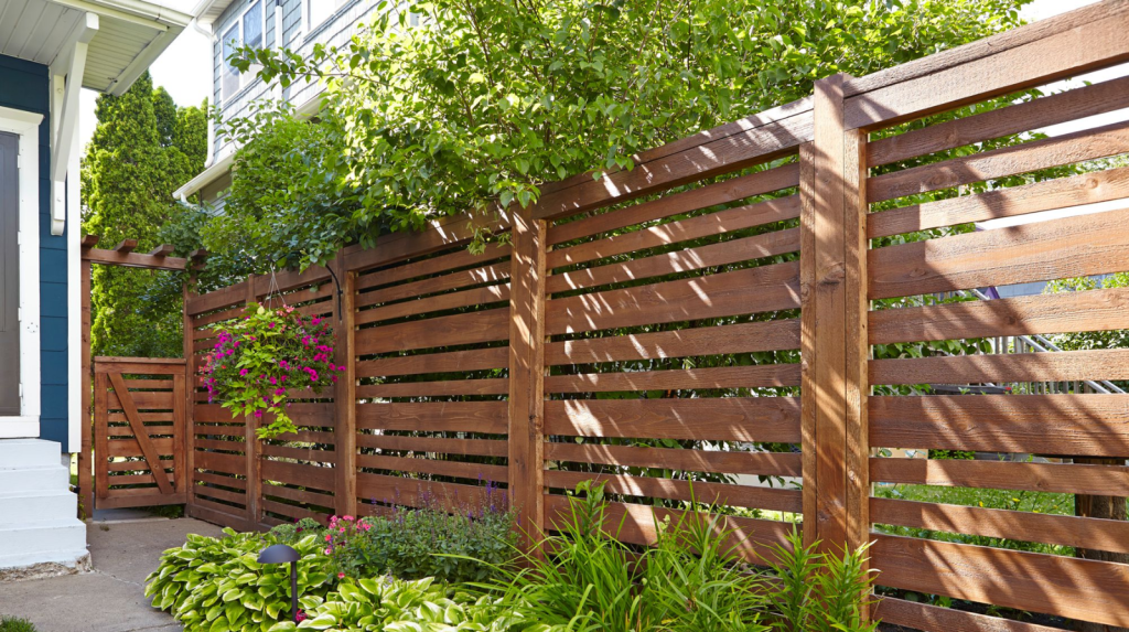 Stunning Wooden Fence in Los Angeles